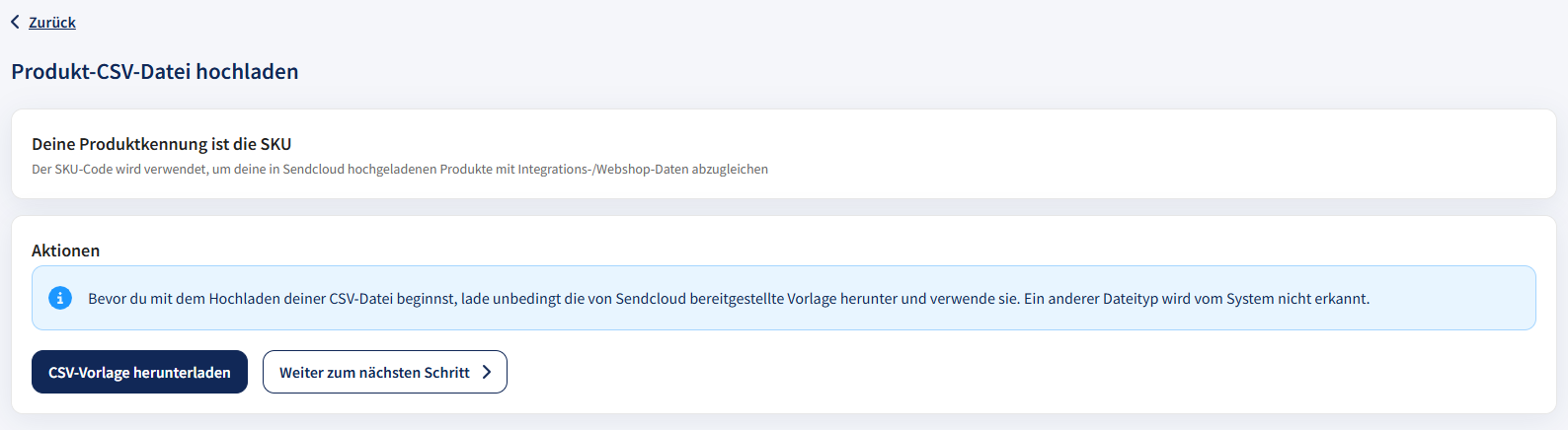 CSV-Vorlage herunterladen