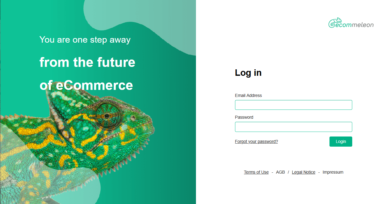 eCommeleon login page